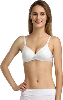 Two Dots Women's Full Coverage Lightly Padded Bra(White)