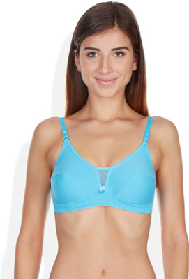 

Pink Pearl Women's Full Coverage Non Padded Bra(Blue)