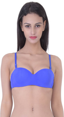 

PrivateLifes Women's T-Shirt Bra(Blue)