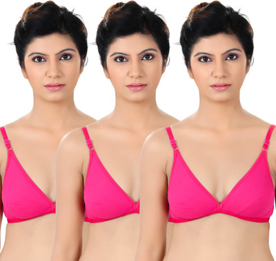 

S4S Women's Push-up Non Padded Bra(Pink)