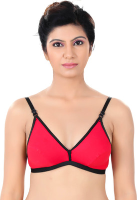 

S4S Women's Full Coverage Non Padded Bra(Red)