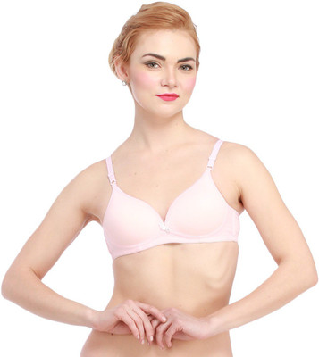 

Glus by Glupick Women's Push-up Lightly Padded Bra(Pink), Baby pink