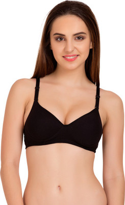 TWEENS by Belle Lingeries Full Coverage Seamless Padded Women Full Coverage Bra(Black)