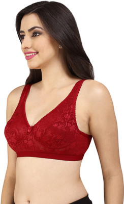 BRALUX Shalini Women Full Coverage Lightly Padded Bra(Maroon)