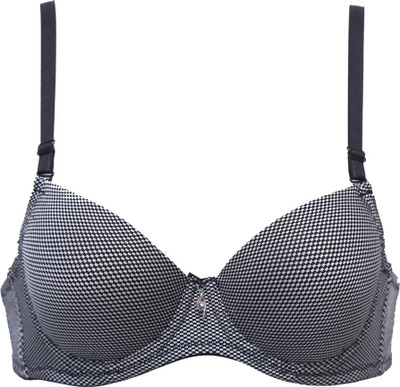 

Glus Women's T-Shirt Lightly Padded Bra(Black)