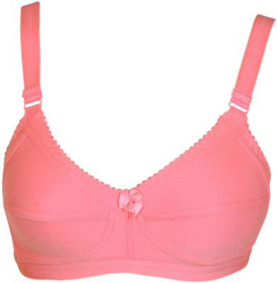 

Teeny Bopper Women's Full Coverage Bra(Red), Carrot red