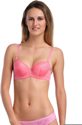

Two Dots Women's Push-up Lightly Padded Bra(Pink)
