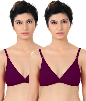 

S4S Women's Push-up Non Padded Bra(Purple)