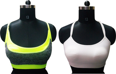 

Gold Dust Celebrity Style Girls Sports Bra Girl's Sports Bra(Multicolor