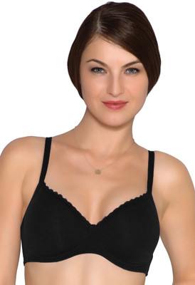 

Amante Women's T-Shirt Lightly Padded Bra(Black