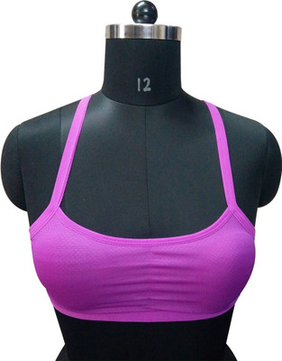 

Gold Dust Style Girls Sports Padded Bra Girl's Sports Bra(Pink