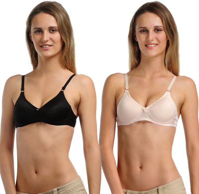 

Two Dots Women's Full Coverage Bra(Black, White)
