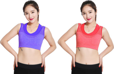 

Gold Dust Styles Girls Padded Bra Girl's Sports Bra(Blue, Red, Multicolor