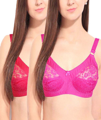 

Teeny Bopper Fashion Women's Full Coverage Bra(Red, Pink, Multicolor