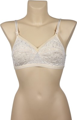 JSR Paris Beauty Simple Grace Women Full Coverage Non Padded Bra(Beige)