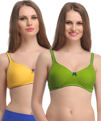 Clovia Women Full Coverage Non Padded Bra(Multicolor)