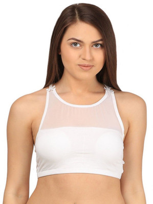 

Gold Dust Style Girls Sports Padded Bra Girl's Sports Bra(White