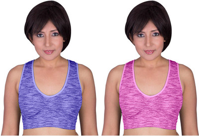 

Gold Dust Styles Girls Padded Bra Girl's Sports Bra(Multicolor