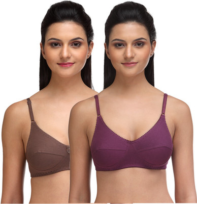 

Fashigo Women's Full Coverage Non Padded Bra(Multicolor)