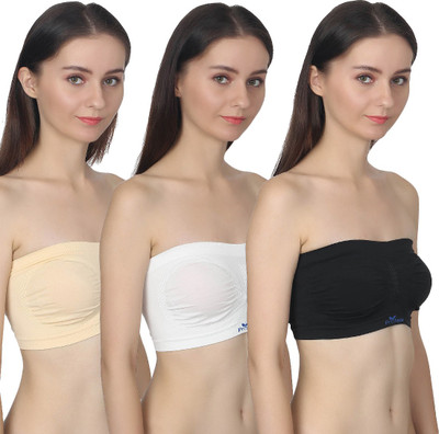 Proleaf Women Bandeau/Tube Non Padded Bra(Multicolor)