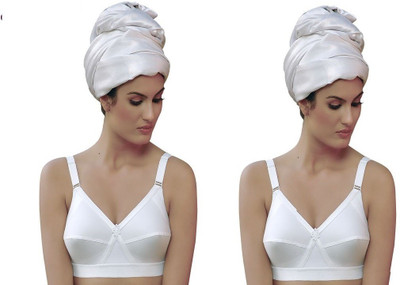 Trylo Krutika Women Minimizer Non Padded Bra(White)