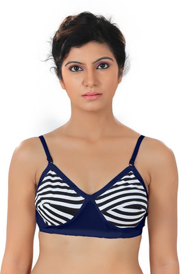 

Fabme Women's T-Shirt Non Padded Bra(Blue)