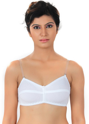 

Fabme Secret Strap Women's T-Shirt Non Padded Bra(White