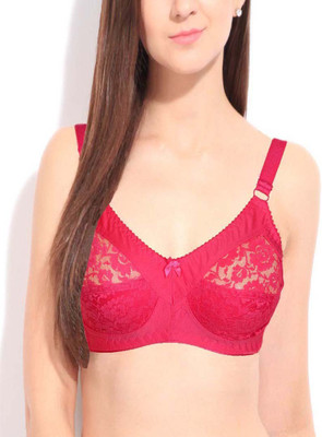 

Teeny Bopper Women's Full Coverage Bra(Red), Fine red