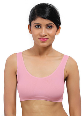 

Fabme Women's Full Coverage Non Padded Bra(Pink)