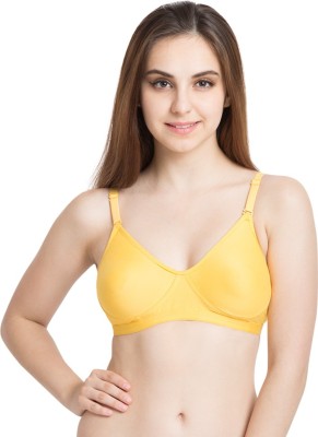 TWEENS by Belle Lingeries Sleek Look Non-Padded Women Full Coverage Bra(Yellow)