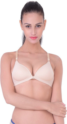 

PrivateLifes Women's Push-up Lightly Padded Bra(Beige)