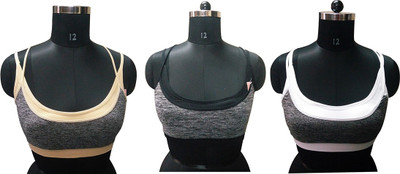 

Gold Dust Celebrity Style Girls Sports Bra Girl's Sports Bra(Multicolor