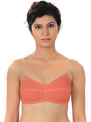 

Fabme Women's T-Shirt Non Padded Bra(Orange)