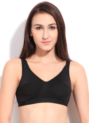 floret non padded bra black | Floret Women Sports Non Padded Bra(Black)