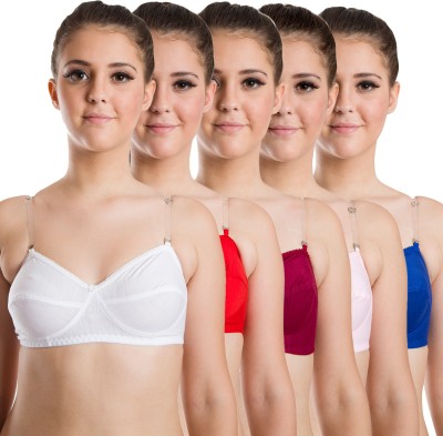 Beauty Aid Premium Women Bralette Non Padded Bra(Red, White, Maroon, Blue, Pink)