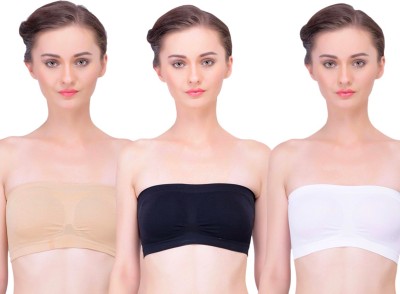 40% OFF on Lure Wear Women Tube Non Padded Bra(White, Black, Beige) on  Flipkart