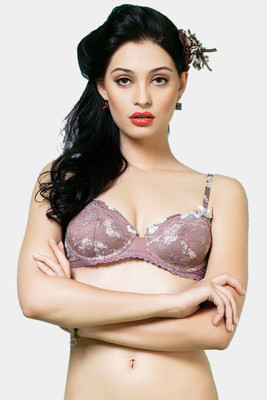 Bwitch Women Push-up Lightly Padded Bra(Brown)