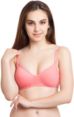 TWEENS by Belle Lingeries Padded Women Full Coverage Non Padded Bra(Orange)