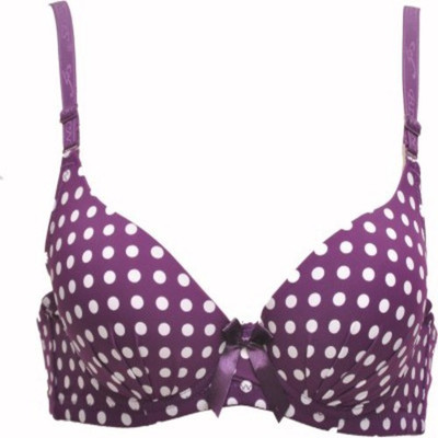 Binnys Women Push-up Lightly Padded Bra(Purple)