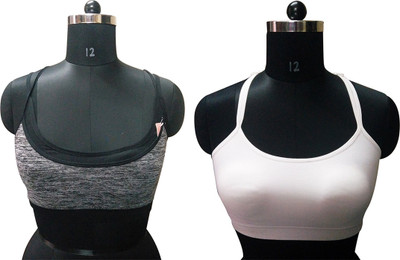 

Gold Dust Celebrity Style Girls Sports Bra Girl's Sports Bra(Multicolor