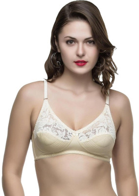 COLLEGE GIRL Trendy Women Full Coverage Non Padded Bra(Beige)