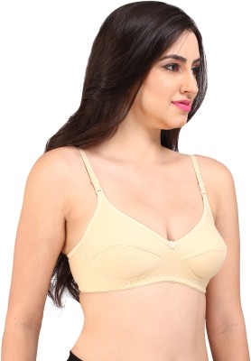 BRALUX Prachi Women Full Coverage Lightly Padded Bra(Beige)