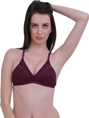 JSR Paris Beauty Pro Women Minimizer Non Padded Bra(Maroon)