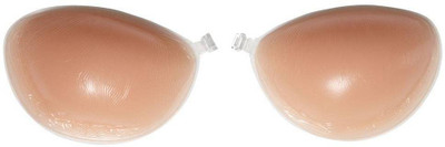 Zeroradius Strapless Silicon Women Stick-on Heavily Padded Bra(Beige)
