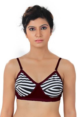 

Fabme Women's T-Shirt Non Padded Bra(Maroon)