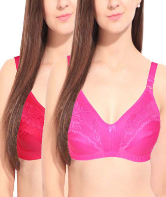 

Teeny Bopper Women's Full Coverage Bra(Red, Pink), Multicolor