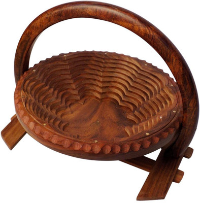 

Crafts'man Wood Bread Basket(Brown)