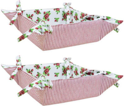 

Elan Cotton Bread Basket(Multicolor)