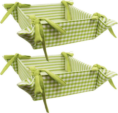 

Elan Cotton Bread Basket(Multicolor)