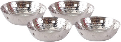 

IndianArtVilla Stainless Steel Bread Basket(Steel)